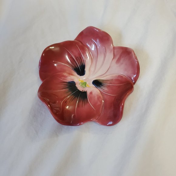 Pimk Flower Trinket Rimg Tray - Picture 2 of 16